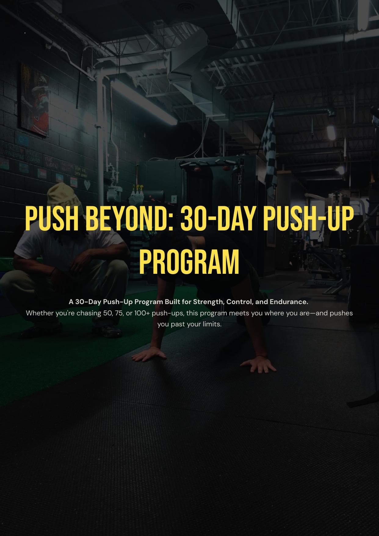 Push Beyond: 30-Day Push-Up Program program cover