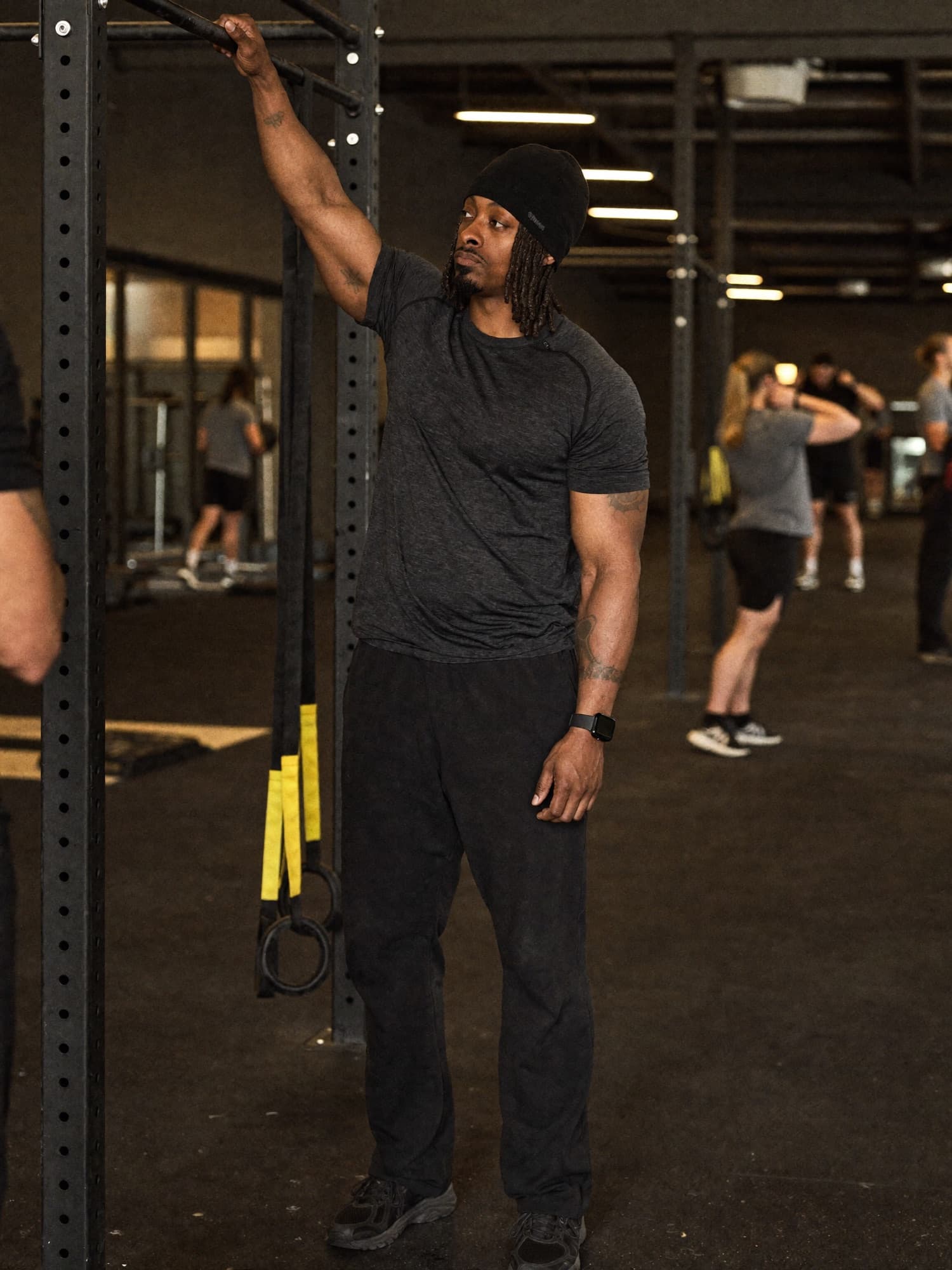 Zu training at the rack