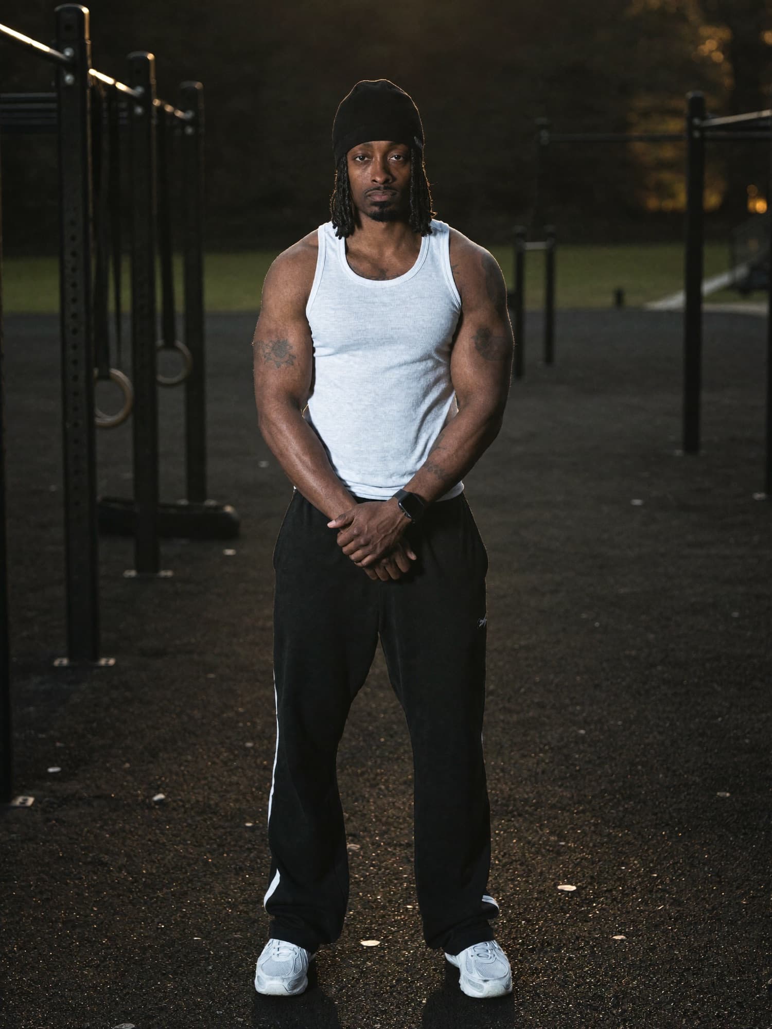 Zu at the calisthenics park