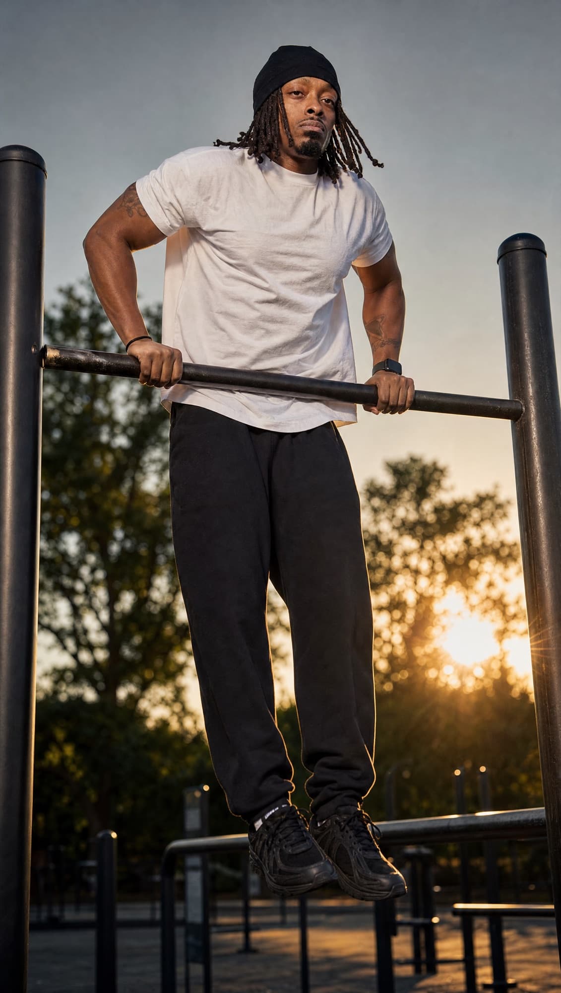 Zu mid pull-up at golden hour